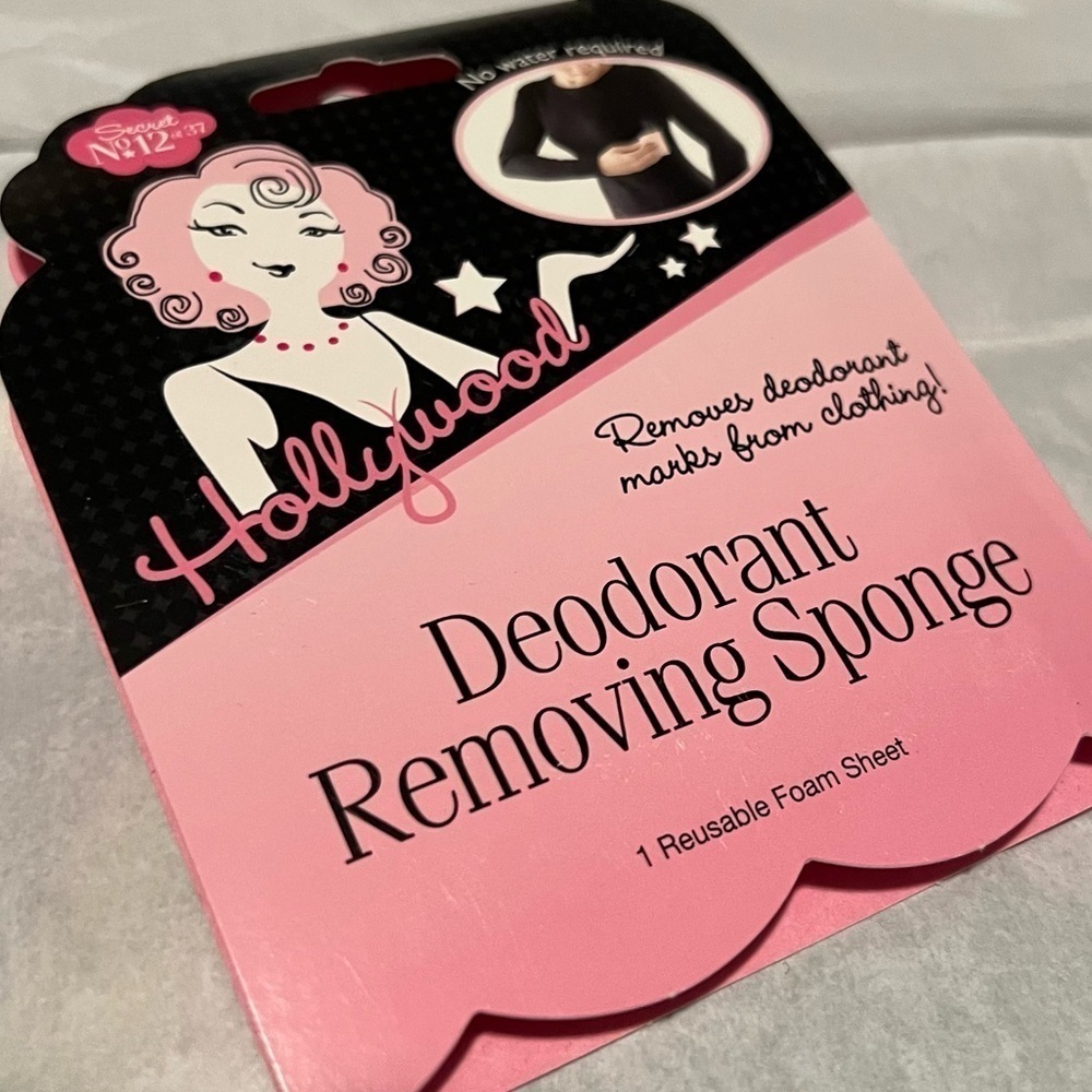 NIB Hollywood Fashion Secrets Deodorant Removing Sponge
